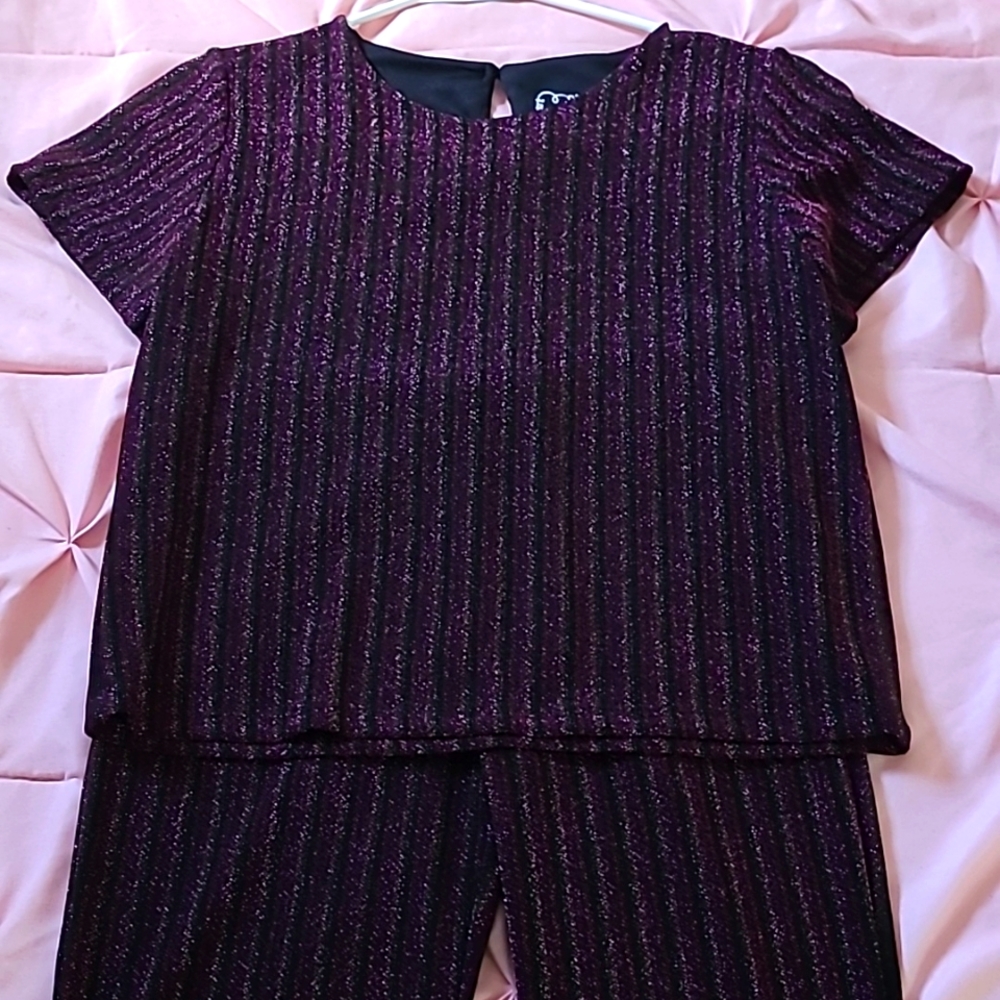Art Class, L 10/12, Purple and Black